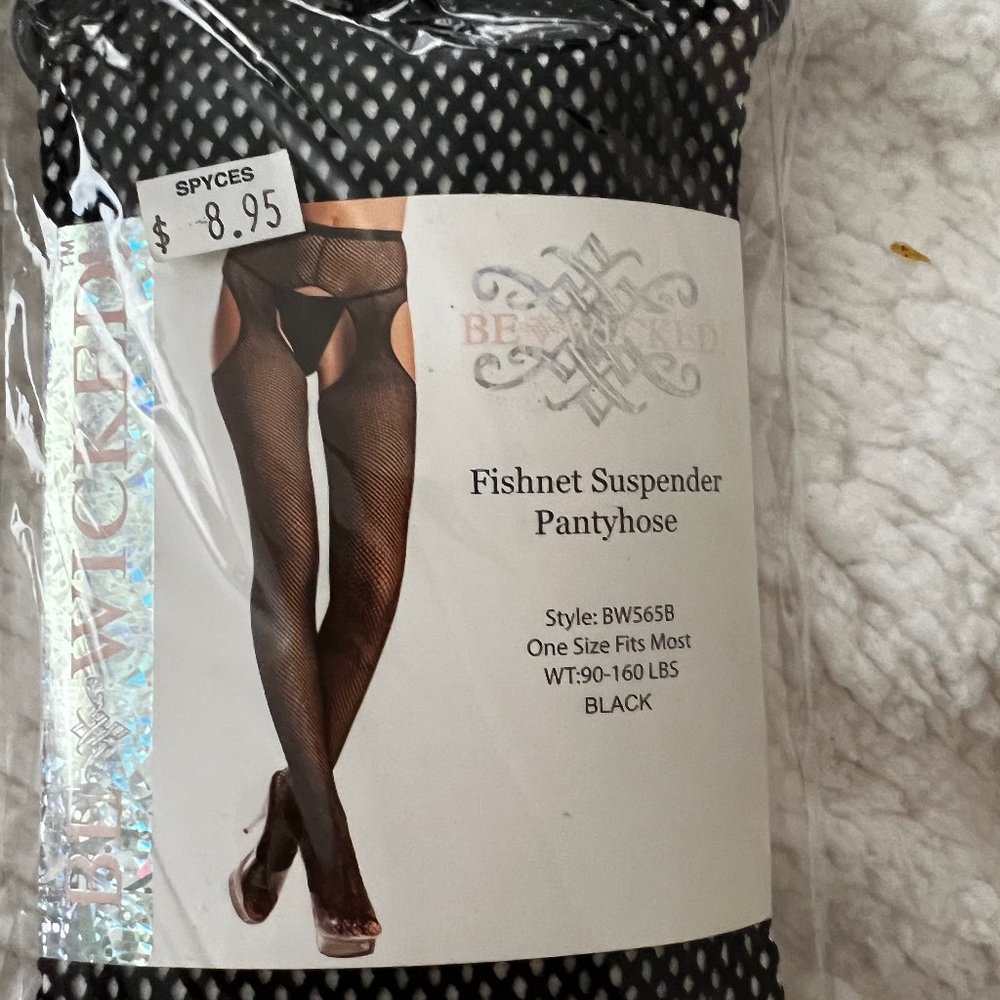 Fishnet pantyhose